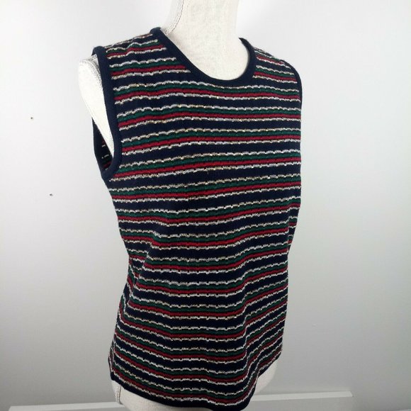Vintage Karen Lessly Christmas Sweater Vest Small - Picture 3 of 14